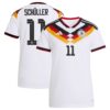 Deutschland 26 Heimtrikot - 2 Sterne - Frauen mit Aufdruck Schüller 11
