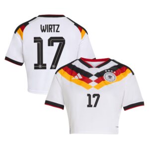 Kürzer geschnittenes Deutschland 26 Replica Heimtrikot mit Aufdruck Wirtz 17