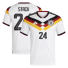 Deutschland 26 Heimtrikot mit Aufdruck Stach 24