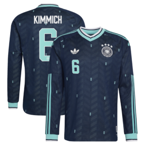 DFB Long Sleeve Auswärtstrikot Authentic 2026 mit Aufdruck Kimmich 6