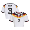 Kürzer geschnittenes Deutschland 26 Replica Heimtrikot mit Aufdruck Anton 2