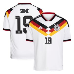 Deutschland 26 Heimtrikot Replica - Kinder mit Aufdruck Sané 19