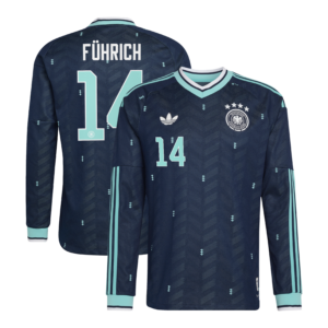 DFB Long Sleeve Auswärtstrikot Authentic 2026 mit Aufdruck Führich 14