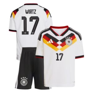 Deutschland 26 Replica Heim-Set für Kinder mit Aufdruck Wirtz 17