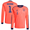 Deutsches Nationalmannschaft Auswärts-Torwarttrikot 2026 - Langarm mit Aufdruck Baumann 1