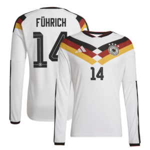 Deutschland 26 Authentic langärmeliges Heimtrikot  mit Aufdruck Führich 14