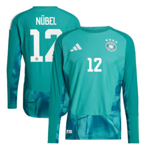 Deutschland 26 Authentic Langärmeliges Torwart-Heimtrikot mit Aufdruck Nübel 12