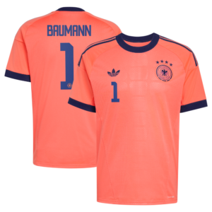 Deutsches Nationalmannschaft Auswärts-Torwarttrikot 2026 mit Aufdruck Baumann 1