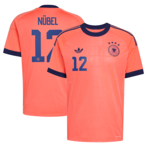 Deutsches Nationalmannschaft Auswärts-Torwarttrikot 2026 mit Aufdruck Nübel 12