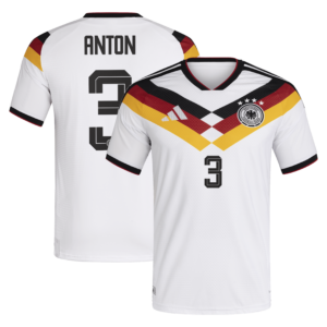 Authentisches Deutschland 26 Heimtrikot mit Aufdruck Anton 2
