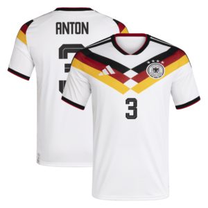 Deutschland 26 Heimtrikot mit Aufdruck Anton 2
