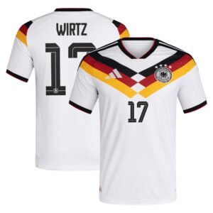 Authentisches Deutschland 26 Heimtrikot mit Aufdruck Wirtz 17