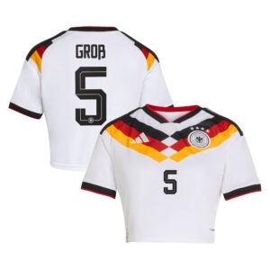 Kürzer geschnittenes Deutschland 26 Replica Heimtrikot mit Aufdruck Groß 5