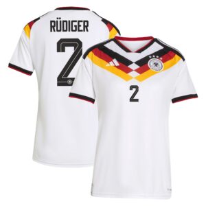 Deutschland 26 Heimtrikot - Frauen mit Aufdruck Rüdiger 2