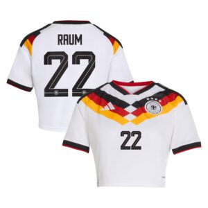 Kürzer geschnittenes Deutschland 26 Replica Heimtrikot mit Aufdruck Raum 22