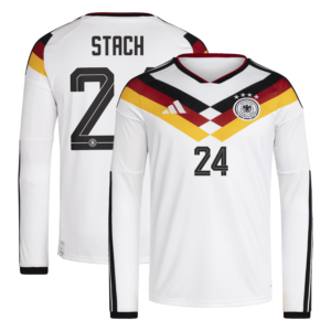 Deutschland 26 Home Replica Langarmtrikot mit Aufdruck Stach 24