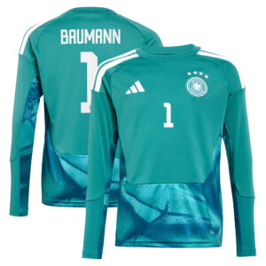 Deutschland 26 Replica Torwart-Heimtrikot - Langarm - Kinder mit Aufdruck Baumann 1