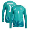 Deutschland 26 Authentic Langärmeliges Torwart-Heimtrikot - Frauen mit Aufdruck Baumann 1