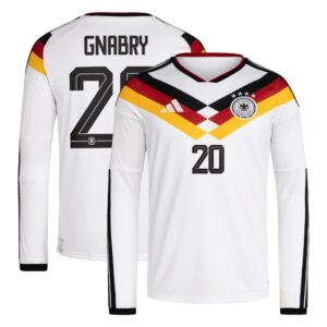 Deutschland 26 Home Replica Langarmtrikot mit Aufdruck Gnabry 20