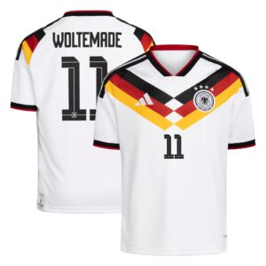 Deutschland 26 Heimtrikot Replica - Kinder mit Aufdruck Woltemade 11