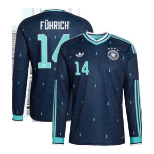 DFB Auswärtstrikot 2026 - Langarm mit Aufdruck Führich 14