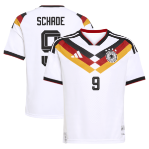 Authentisches Deutschland 26 Heimtrikot - Kinder mit Aufdruck Schade 9
