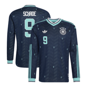 DFB Long Sleeve Auswärtstrikot Authentic 2026 mit Aufdruck Schade 9