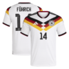 Deutschland 26 Heimtrikot mit Aufdruck Führich 14
