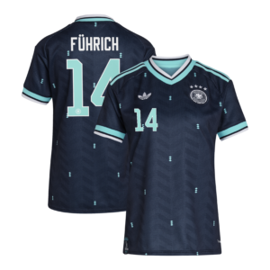 DFB Auswärtstrikot 2026 - Frauen mit Aufdruck Führich 14