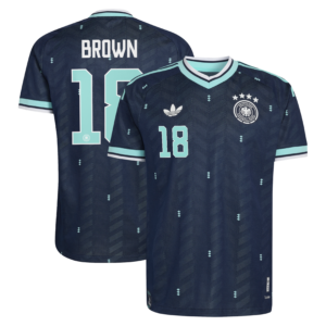 DFB Auswärtstrikot Authentic 2026 mit Aufdruck Brown 18