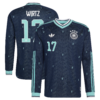 DFB Long Sleeve Auswärtstrikot Authentic 2026 mit Aufdruck Wirtz 17