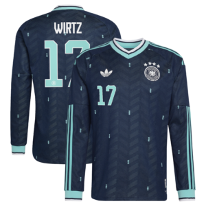 DFB Long Sleeve Auswärtstrikot Authentic 2026 mit Aufdruck Wirtz 17
