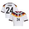 Kürzer geschnittenes Deutschland 26 Replica Heimtrikot mit Aufdruck Stach 24