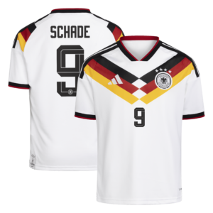 Deutschland 26 Heimtrikot Replica - Kinder mit Aufdruck Schade 9