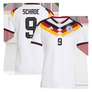 Deutschland 26 Heimtrikot - Frauen mit Aufdruck Schade 9