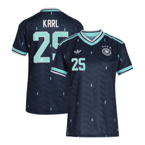 DFB Auswärtstrikot 2026 - Frauen mit Aufdruck Karl 25