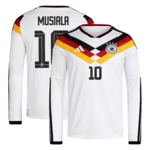 Deutschland 26 Home Replica Langarmtrikot mit Aufdruck Musiala 10