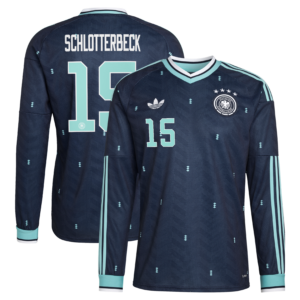 DFB Auswärtstrikot 2026 - Langarm mit Aufdruck Schlotterbeck 15