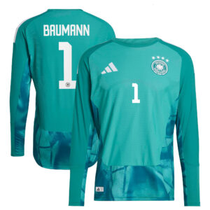 Deutschland 26 Authentic Langärmeliges Torwart-Heimtrikot mit Aufdruck Baumann 1