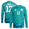 Deutschland 26 Replica Langärmeliges Torwart-Heimtrikot mit Aufdruck Nübel 12