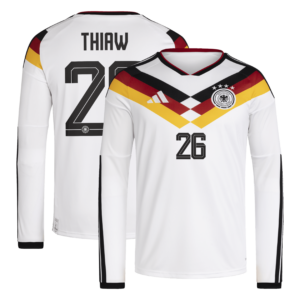 Deutschland 26 Home Replica Langarmtrikot mit Aufdruck Thiaw 26