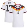 Deutschland 26 Heimtrikot - 2 Sterne - Frauen mit Aufdruck Kett 17