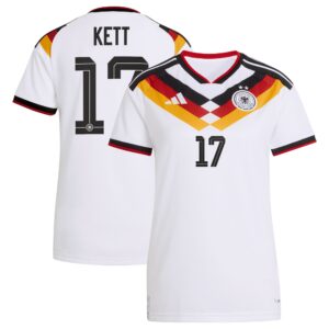 Deutschland 26 Heimtrikot - 2 Sterne - Frauen mit Aufdruck Kett 17