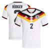 Deutschland 26 Heimtrikot mit Aufdruck Rüdiger 2