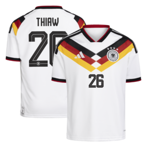 Deutschland 26 Heimtrikot Replica - Kinder mit Aufdruck Thiaw 26