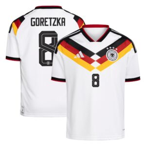 Deutschland 26 Heimtrikot Replica - Kinder mit Aufdruck Goretzka 8