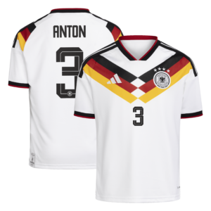 Deutschland 26 Heimtrikot Replica - Kinder mit Aufdruck Anton 2