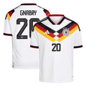 Deutschland 26 Heimtrikot Replica - Kinder mit Aufdruck Gnabry 20