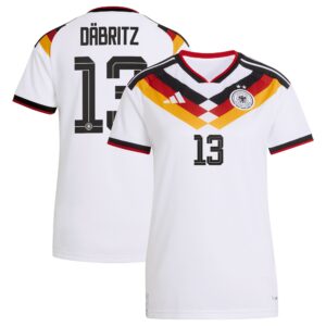 Deutschland 26 Heimtrikot - 2 Sterne - Frauen mit Aufdruck Däbritz 13