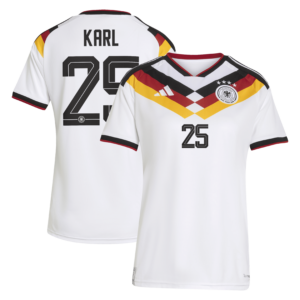 Deutschland 26 Heimtrikot - Frauen mit Aufdruck Karl 25